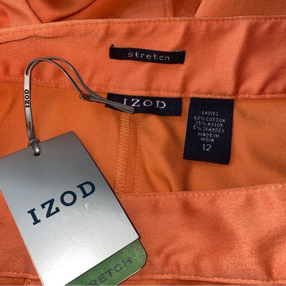 Izod Golf  Capris for Women Size 12 Stretch NWT - Picture 7 of 11